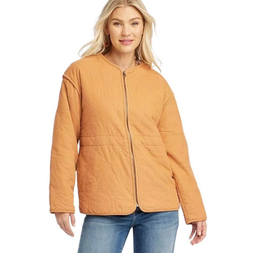Universal Thread Mustard Gold Corduroy Cinched Jacket Medium